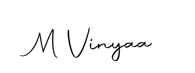 How to make M Vinyaa signature? Autography-DOLnW is a professional autograph style. Create handwritten signature for M Vinyaa name. M Vinyaa signature style 10 images and pictures png