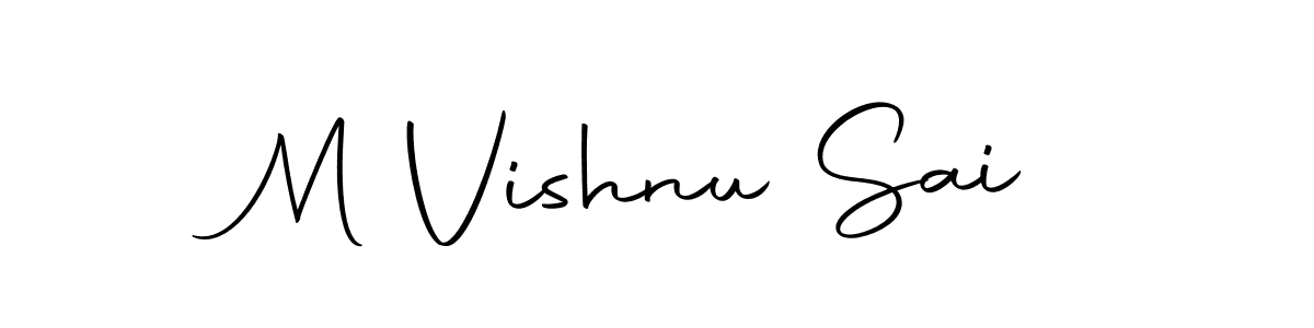 How to make M Vishnu Sai signature? Autography-DOLnW is a professional autograph style. Create handwritten signature for M Vishnu Sai name. M Vishnu Sai signature style 10 images and pictures png