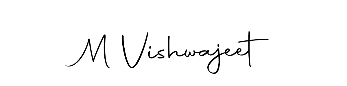 Autography-DOLnW is a professional signature style that is perfect for those who want to add a touch of class to their signature. It is also a great choice for those who want to make their signature more unique. Get M Vishwajeet name to fancy signature for free. M Vishwajeet signature style 10 images and pictures png