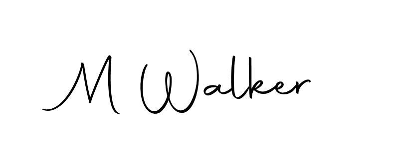 Design your own signature with our free online signature maker. With this signature software, you can create a handwritten (Autography-DOLnW) signature for name M Walker. M Walker signature style 10 images and pictures png