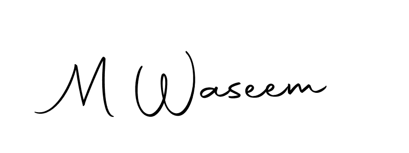 Use a signature maker to create a handwritten signature online. With this signature software, you can design (Autography-DOLnW) your own signature for name M Waseem. M Waseem signature style 10 images and pictures png