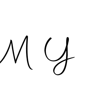 Make a beautiful signature design for name M Y. With this signature (Autography-DOLnW) style, you can create a handwritten signature for free. M Y signature style 10 images and pictures png