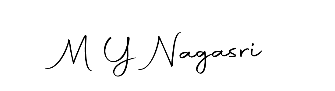 How to make M Y Nagasri signature? Autography-DOLnW is a professional autograph style. Create handwritten signature for M Y Nagasri name. M Y Nagasri signature style 10 images and pictures png