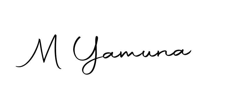 The best way (Autography-DOLnW) to make a short signature is to pick only two or three words in your name. The name M Yamuna include a total of six letters. For converting this name. M Yamuna signature style 10 images and pictures png