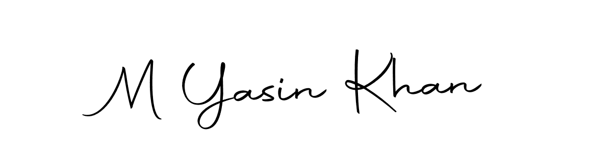 Also we have M Yasin Khan name is the best signature style. Create professional handwritten signature collection using Autography-DOLnW autograph style. M Yasin Khan signature style 10 images and pictures png