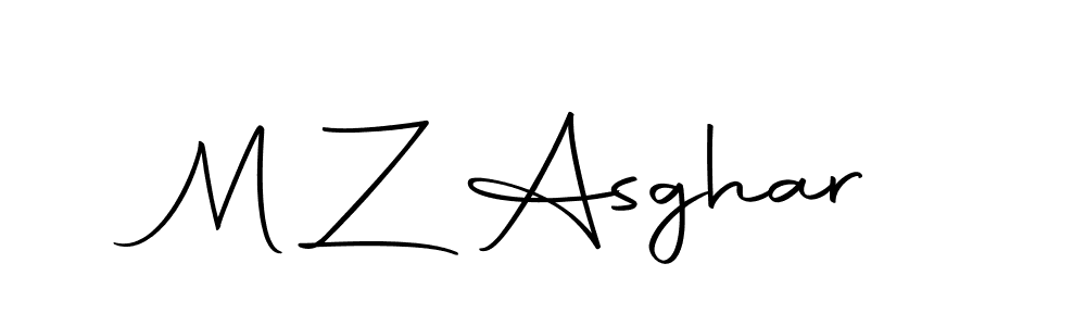 if you are searching for the best signature style for your name M Z Asghar. so please give up your signature search. here we have designed multiple signature styles  using Autography-DOLnW. M Z Asghar signature style 10 images and pictures png