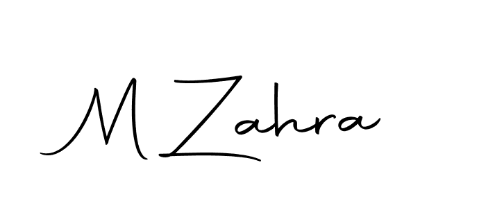 Use a signature maker to create a handwritten signature online. With this signature software, you can design (Autography-DOLnW) your own signature for name M Zahra. M Zahra signature style 10 images and pictures png