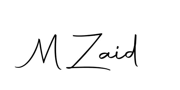 Create a beautiful signature design for name M Zaid. With this signature (Autography-DOLnW) fonts, you can make a handwritten signature for free. M Zaid signature style 10 images and pictures png