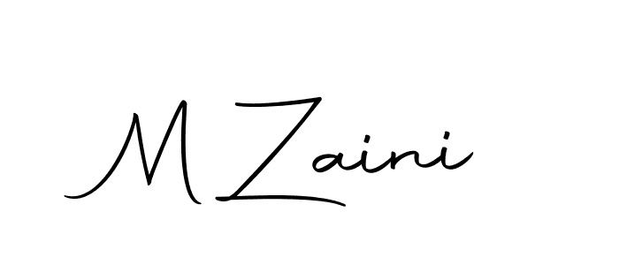 Also we have M Zaini name is the best signature style. Create professional handwritten signature collection using Autography-DOLnW autograph style. M Zaini signature style 10 images and pictures png