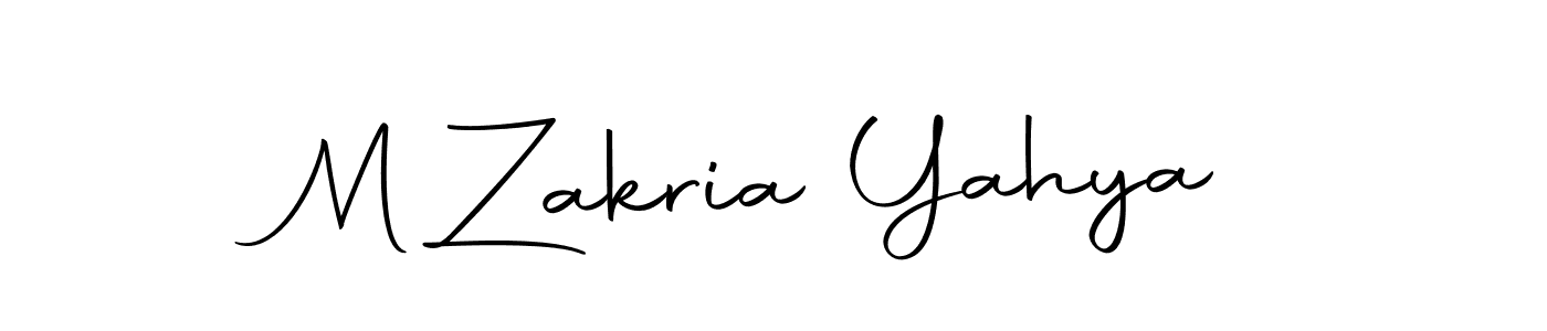 You should practise on your own different ways (Autography-DOLnW) to write your name (M Zakria Yahya) in signature. don't let someone else do it for you. M Zakria Yahya signature style 10 images and pictures png