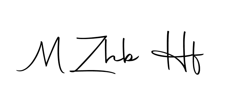 The best way (Autography-DOLnW) to make a short signature is to pick only two or three words in your name. The name M Zhb Hf include a total of six letters. For converting this name. M Zhb Hf signature style 10 images and pictures png