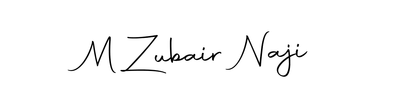 M Zubair Naji stylish signature style. Best Handwritten Sign (Autography-DOLnW) for my name. Handwritten Signature Collection Ideas for my name M Zubair Naji. M Zubair Naji signature style 10 images and pictures png