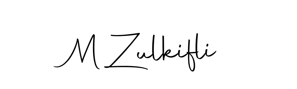 Use a signature maker to create a handwritten signature online. With this signature software, you can design (Autography-DOLnW) your own signature for name M Zulkifli. M Zulkifli signature style 10 images and pictures png
