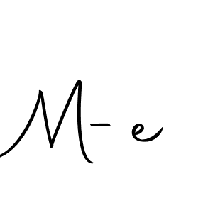 Make a beautiful signature design for name M-e. With this signature (Autography-DOLnW) style, you can create a handwritten signature for free. M-e signature style 10 images and pictures png