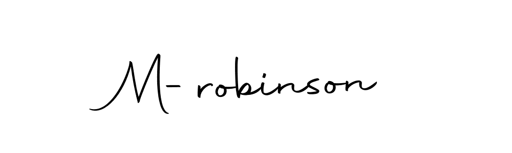 Also we have M-robinson name is the best signature style. Create professional handwritten signature collection using Autography-DOLnW autograph style. M-robinson signature style 10 images and pictures png