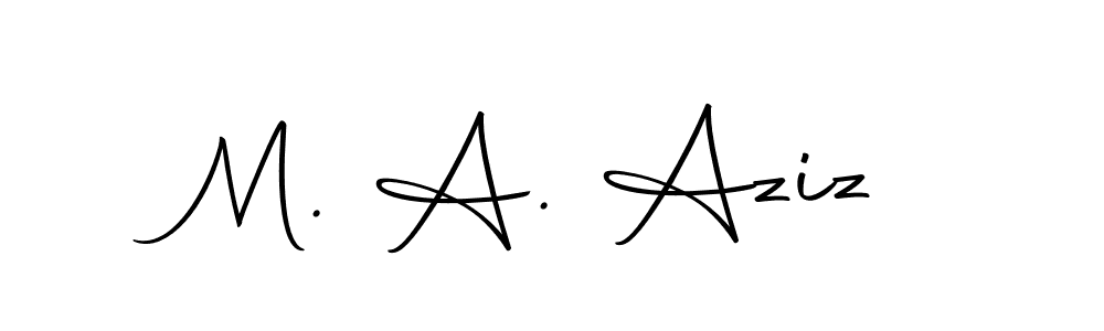 Similarly Autography-DOLnW is the best handwritten signature design. Signature creator online .You can use it as an online autograph creator for name M. A. Aziz. M. A. Aziz signature style 10 images and pictures png