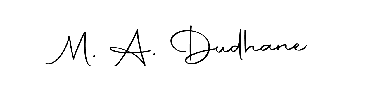 Once you've used our free online signature maker to create your best signature Autography-DOLnW style, it's time to enjoy all of the benefits that M. A. Dudhane name signing documents. M. A. Dudhane signature style 10 images and pictures png