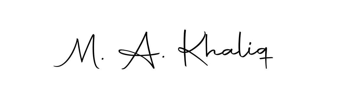 Make a short M. A. Khaliq signature style. Manage your documents anywhere anytime using Autography-DOLnW. Create and add eSignatures, submit forms, share and send files easily. M. A. Khaliq signature style 10 images and pictures png