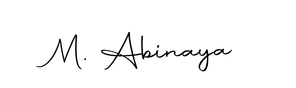 How to make M. Abinaya signature? Autography-DOLnW is a professional autograph style. Create handwritten signature for M. Abinaya name. M. Abinaya signature style 10 images and pictures png