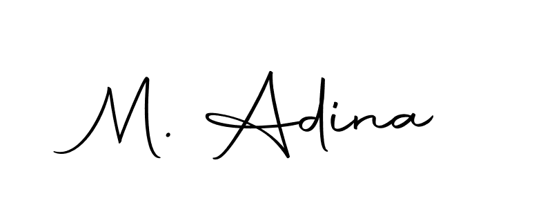 This is the best signature style for the M. Adina name. Also you like these signature font (Autography-DOLnW). Mix name signature. M. Adina signature style 10 images and pictures png