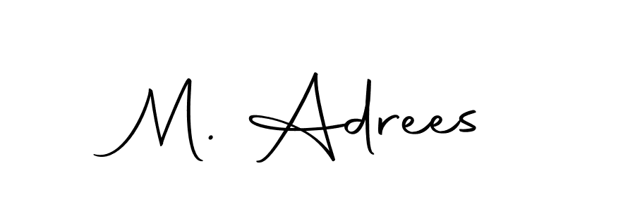 Here are the top 10 professional signature styles for the name M. Adrees. These are the best autograph styles you can use for your name. M. Adrees signature style 10 images and pictures png