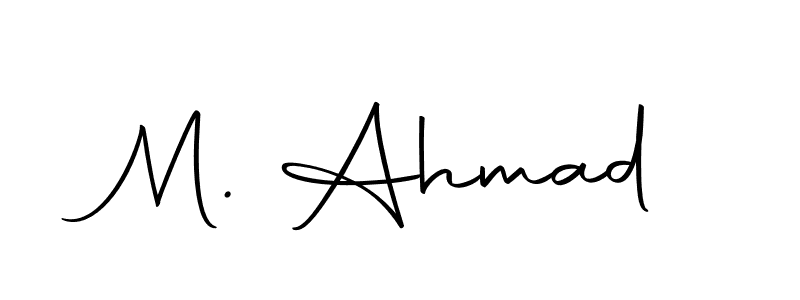 M. Ahmad stylish signature style. Best Handwritten Sign (Autography-DOLnW) for my name. Handwritten Signature Collection Ideas for my name M. Ahmad. M. Ahmad signature style 10 images and pictures png