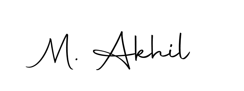 Check out images of Autograph of M. Akhil name. Actor M. Akhil Signature Style. Autography-DOLnW is a professional sign style online. M. Akhil signature style 10 images and pictures png