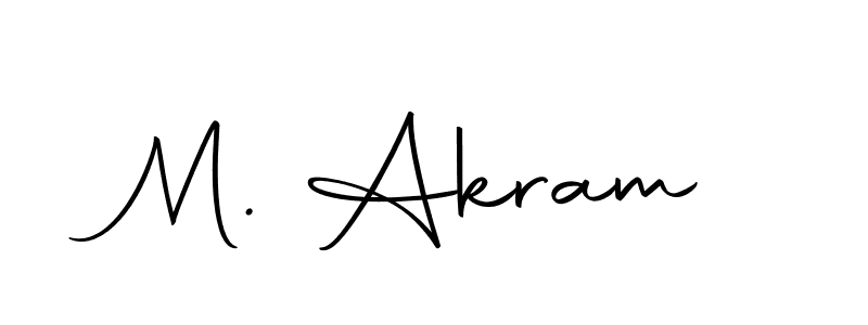 Make a beautiful signature design for name M. Akram. Use this online signature maker to create a handwritten signature for free. M. Akram signature style 10 images and pictures png