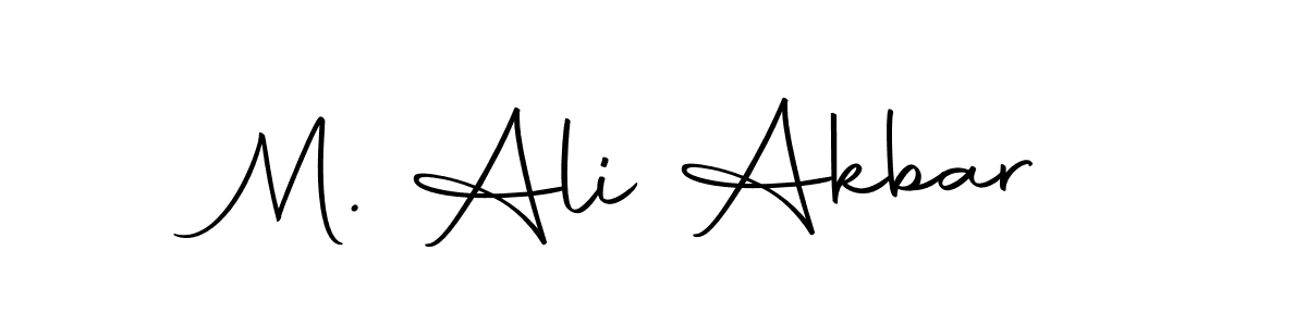 Create a beautiful signature design for name M. Ali Akbar. With this signature (Autography-DOLnW) fonts, you can make a handwritten signature for free. M. Ali Akbar signature style 10 images and pictures png