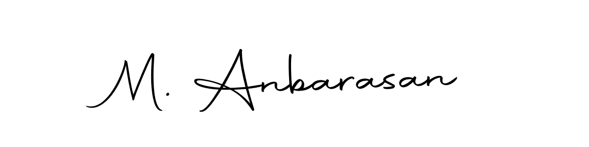Design your own signature with our free online signature maker. With this signature software, you can create a handwritten (Autography-DOLnW) signature for name M. Anbarasan. M. Anbarasan signature style 10 images and pictures png
