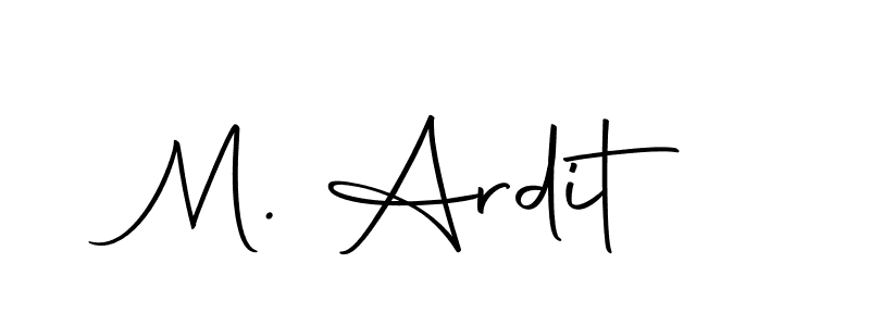 M. Ardit stylish signature style. Best Handwritten Sign (Autography-DOLnW) for my name. Handwritten Signature Collection Ideas for my name M. Ardit. M. Ardit signature style 10 images and pictures png