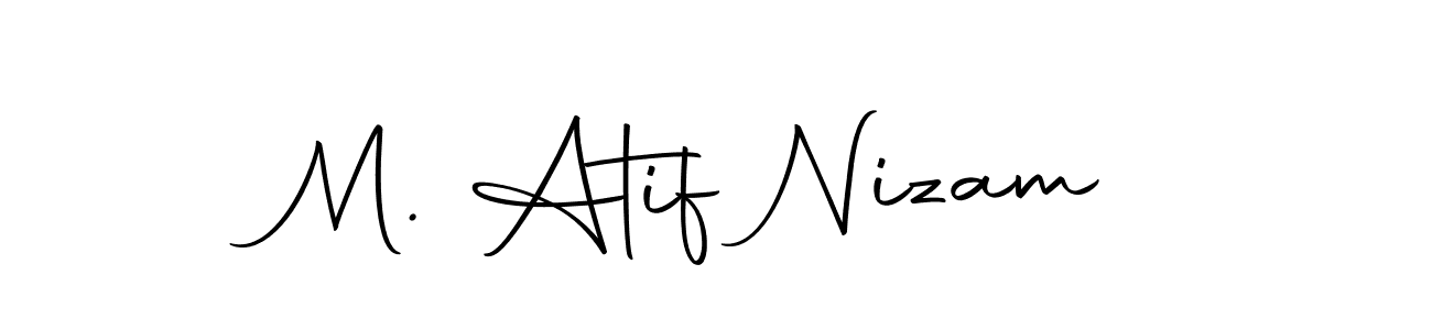 How to make M. Atif Nizam signature? Autography-DOLnW is a professional autograph style. Create handwritten signature for M. Atif Nizam name. M. Atif Nizam signature style 10 images and pictures png