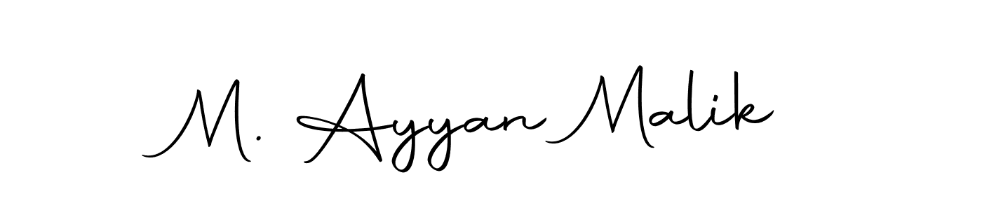 Make a beautiful signature design for name M. Ayyan Malik. With this signature (Autography-DOLnW) style, you can create a handwritten signature for free. M. Ayyan Malik signature style 10 images and pictures png