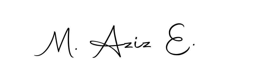 You can use this online signature creator to create a handwritten signature for the name M. Aziz E.. This is the best online autograph maker. M. Aziz E. signature style 10 images and pictures png