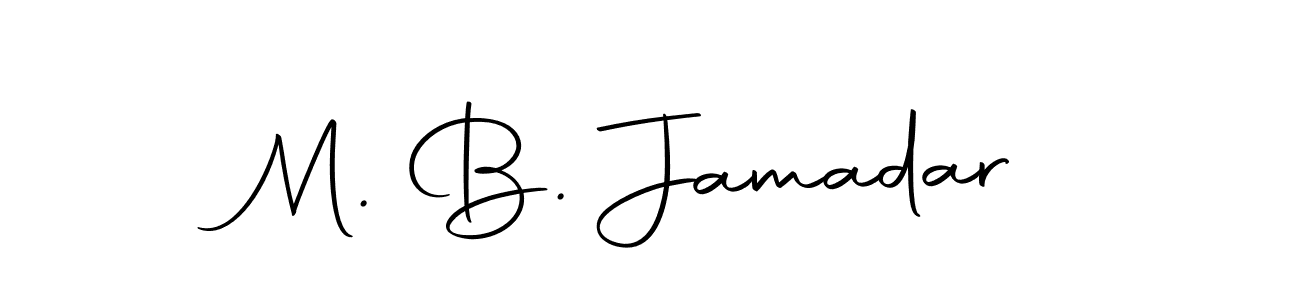 M. B. Jamadar stylish signature style. Best Handwritten Sign (Autography-DOLnW) for my name. Handwritten Signature Collection Ideas for my name M. B. Jamadar. M. B. Jamadar signature style 10 images and pictures png