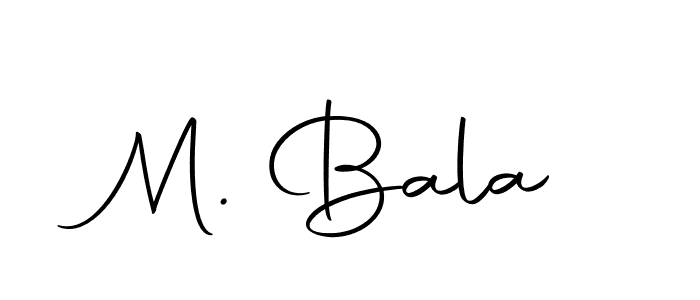 How to make M. Bala name signature. Use Autography-DOLnW style for creating short signs online. This is the latest handwritten sign. M. Bala signature style 10 images and pictures png