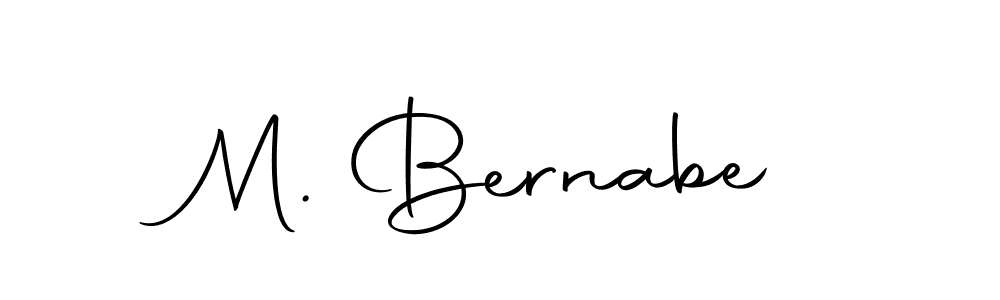 How to make M. Bernabe signature? Autography-DOLnW is a professional autograph style. Create handwritten signature for M. Bernabe name. M. Bernabe signature style 10 images and pictures png