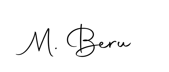 Best and Professional Signature Style for M. Beru. Autography-DOLnW Best Signature Style Collection. M. Beru signature style 10 images and pictures png