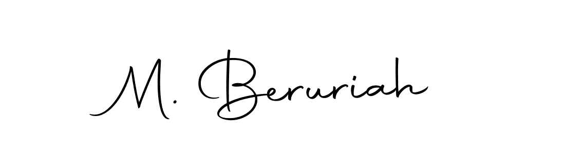 You can use this online signature creator to create a handwritten signature for the name M. Beruriah. This is the best online autograph maker. M. Beruriah signature style 10 images and pictures png