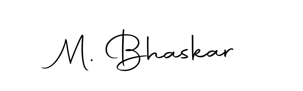 Design your own signature with our free online signature maker. With this signature software, you can create a handwritten (Autography-DOLnW) signature for name M. Bhaskar. M. Bhaskar signature style 10 images and pictures png