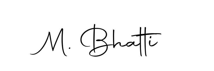 The best way (Autography-DOLnW) to make a short signature is to pick only two or three words in your name. The name M. Bhatti include a total of six letters. For converting this name. M. Bhatti signature style 10 images and pictures png