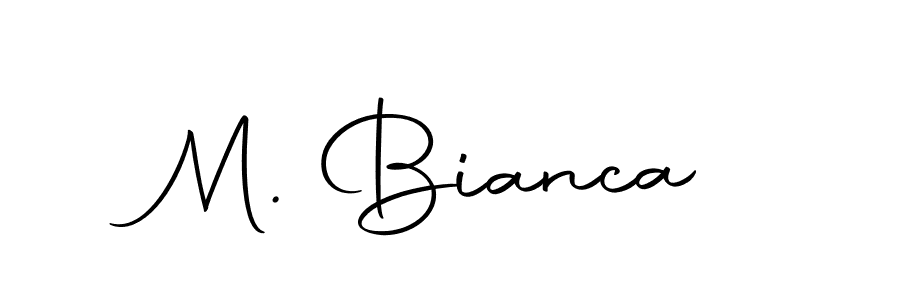 How to Draw M. Bianca signature style? Autography-DOLnW is a latest design signature styles for name M. Bianca. M. Bianca signature style 10 images and pictures png