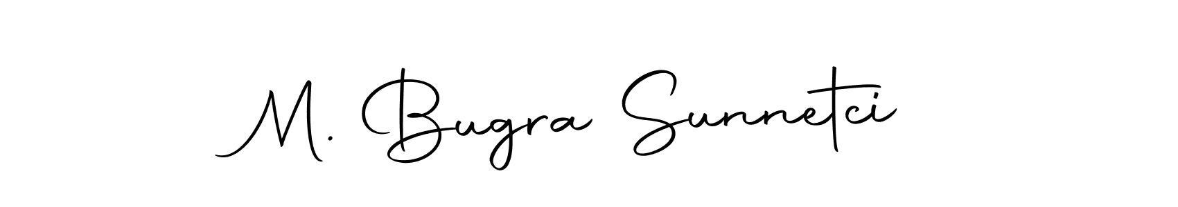 Use a signature maker to create a handwritten signature online. With this signature software, you can design (Autography-DOLnW) your own signature for name M. Bugra Sunnetci. M. Bugra Sunnetci signature style 10 images and pictures png