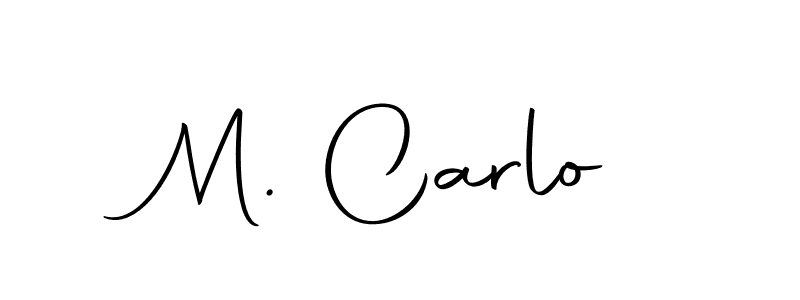 How to make M. Carlo name signature. Use Autography-DOLnW style for creating short signs online. This is the latest handwritten sign. M. Carlo signature style 10 images and pictures png