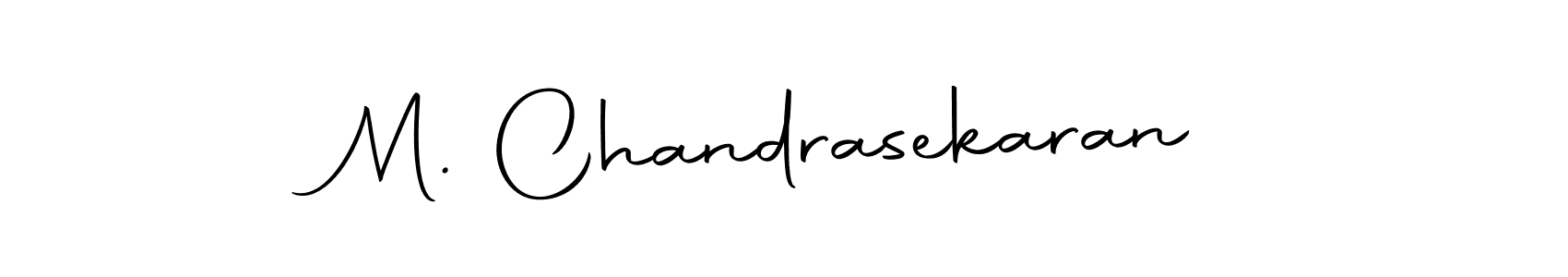 Make a beautiful signature design for name M. Chandrasekaran. Use this online signature maker to create a handwritten signature for free. M. Chandrasekaran signature style 10 images and pictures png