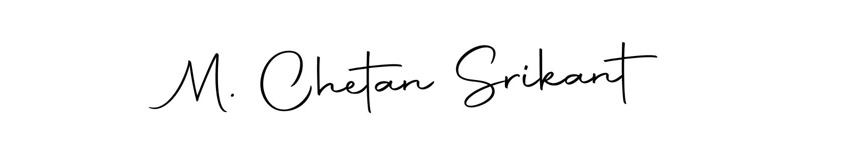 The best way (Autography-DOLnW) to make a short signature is to pick only two or three words in your name. The name M. Chetan Srikant include a total of six letters. For converting this name. M. Chetan Srikant signature style 10 images and pictures png