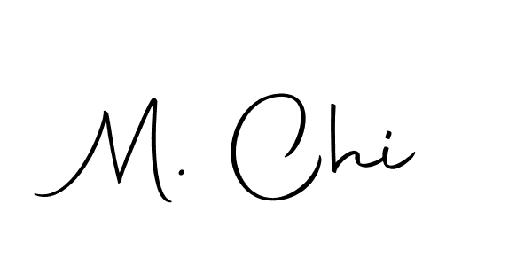 Make a beautiful signature design for name M. Chi. With this signature (Autography-DOLnW) style, you can create a handwritten signature for free. M. Chi signature style 10 images and pictures png