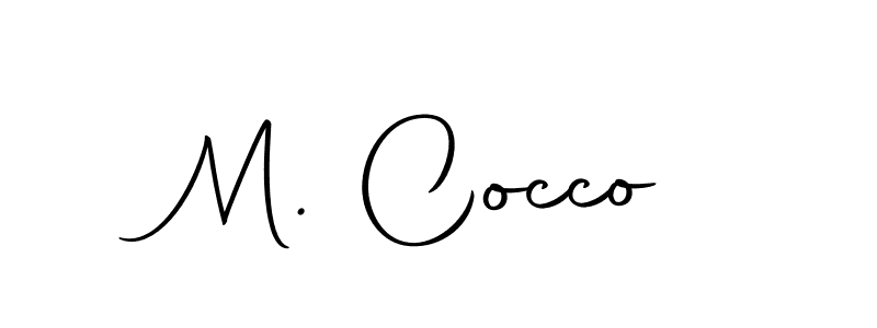 if you are searching for the best signature style for your name M. Cocco. so please give up your signature search. here we have designed multiple signature styles  using Autography-DOLnW. M. Cocco signature style 10 images and pictures png