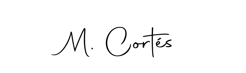 Make a beautiful signature design for name M. Cortés. Use this online signature maker to create a handwritten signature for free. M. Cortés signature style 10 images and pictures png