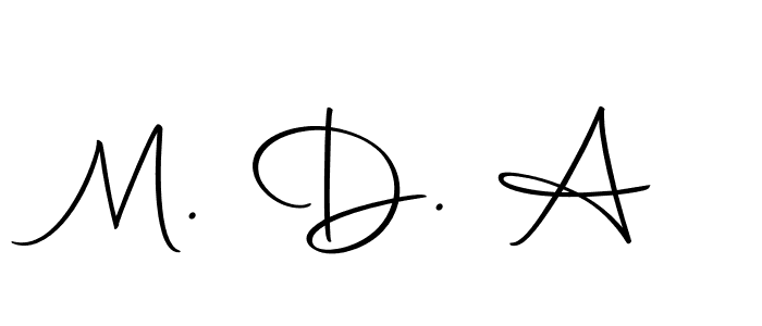 Also we have M. D. A name is the best signature style. Create professional handwritten signature collection using Autography-DOLnW autograph style. M. D. A signature style 10 images and pictures png